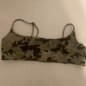 Triangl Camo Bikini Top